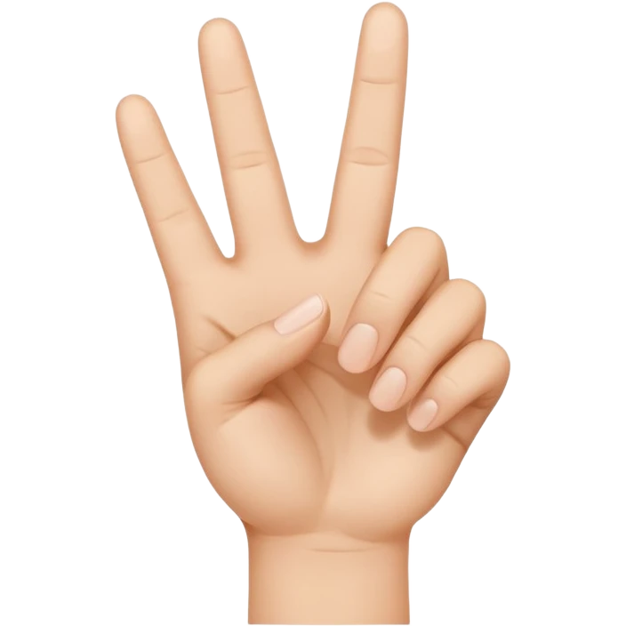 Hand doing an L sign emoji