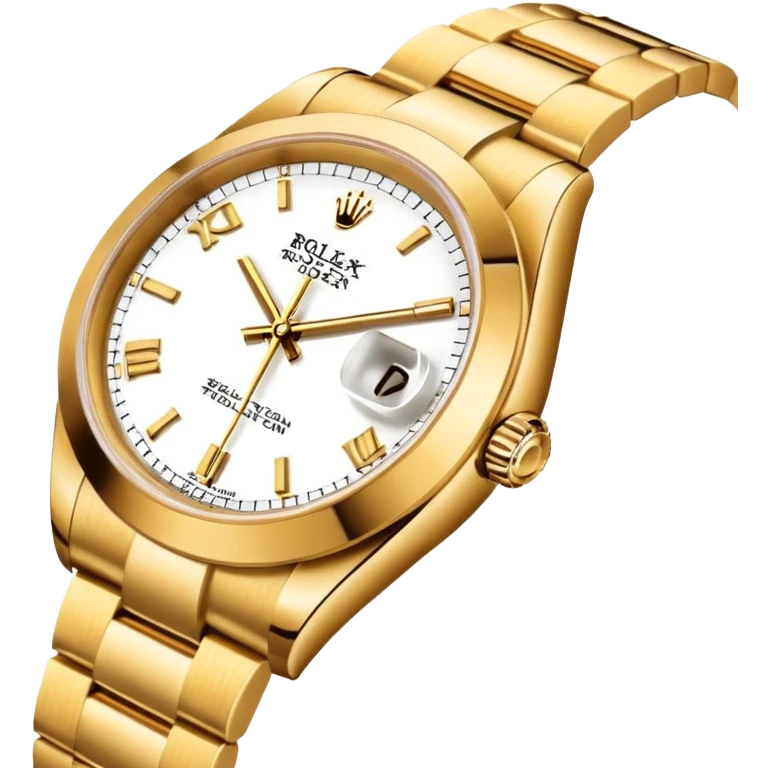 hand shaking with Rolex emoji