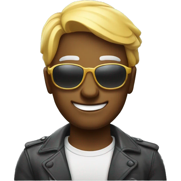 🗿smirking with sun glasses  emoji