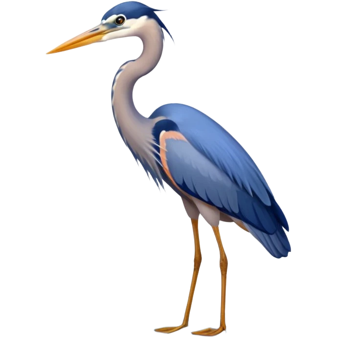 Blue heron emoji