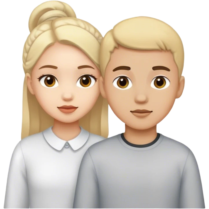girl and boy together emoji
