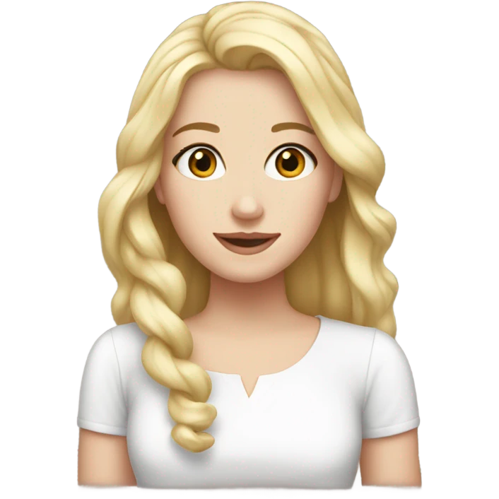 Pretty white girl  Christmas emoji