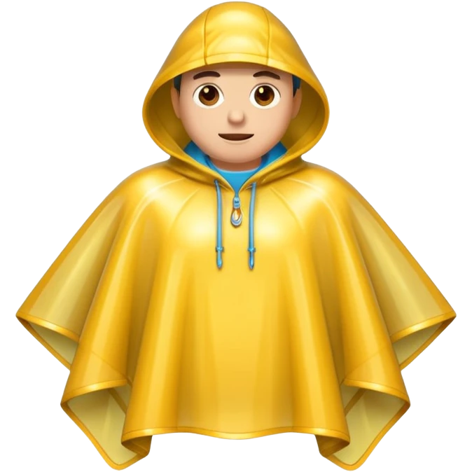 rain poncho transparent emoji