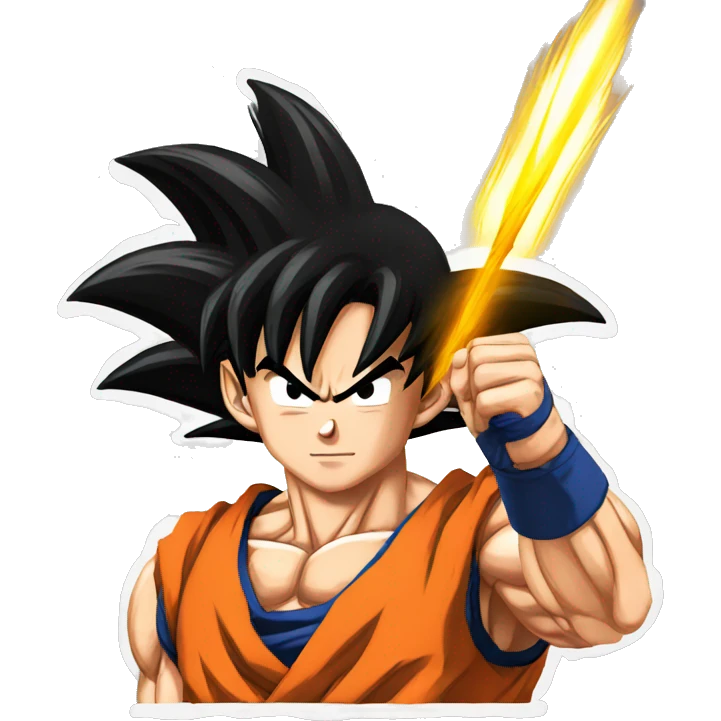 Goku dans dbz emoji