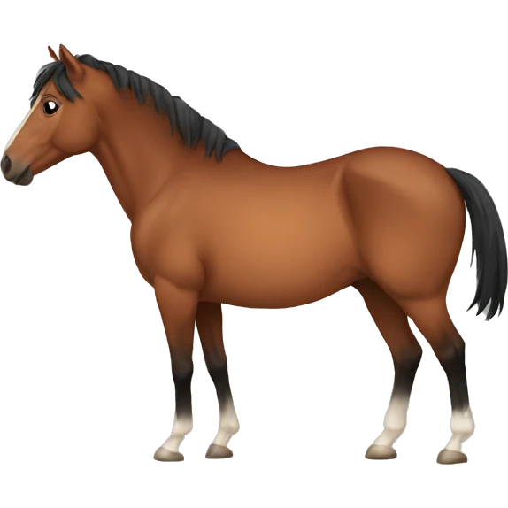 pregnant horse emoji