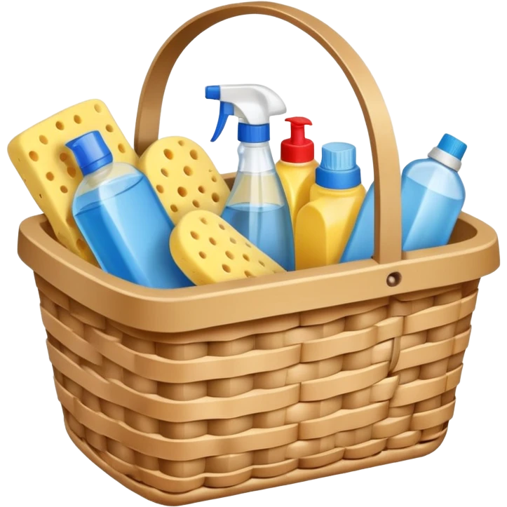 cleaning basket emoji