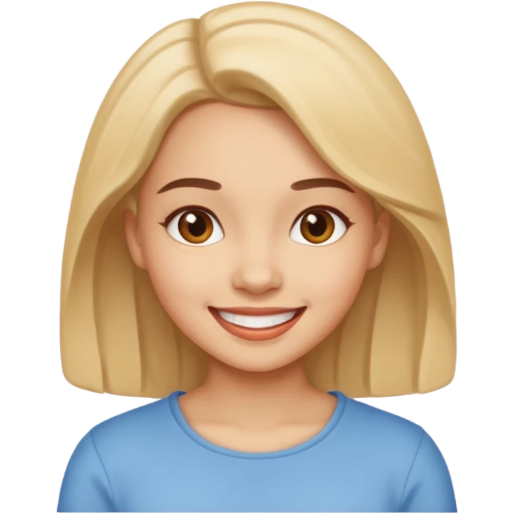Fofo e coquete emoji