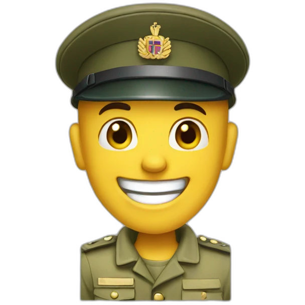 British army soldier laughing emoji