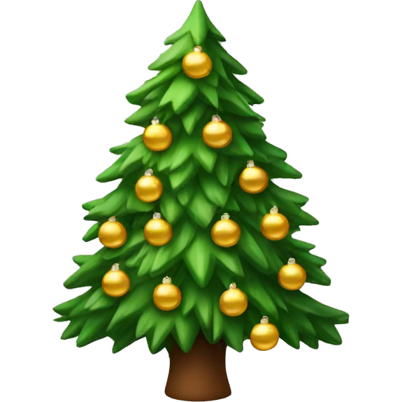 Xmas tree emoji