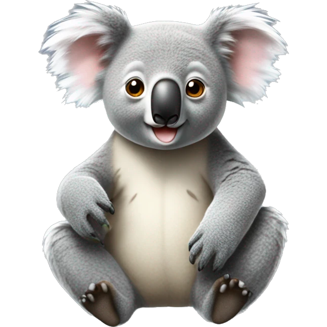 Koala ￼wearing a oddie  emoji