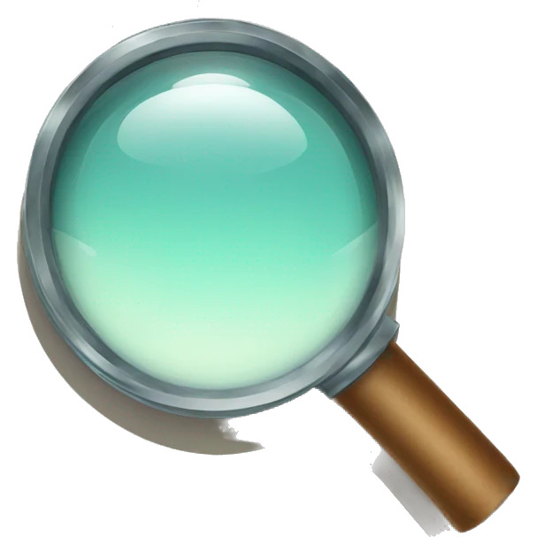 magnifying glass emoji