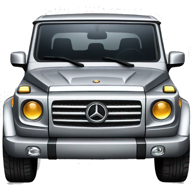 Silver g wagon  emoji