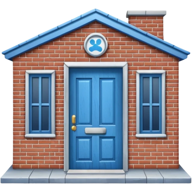petshop building with a sign "petshop" emoji