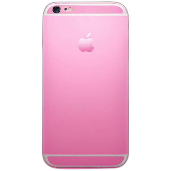 iPhone pink emoji