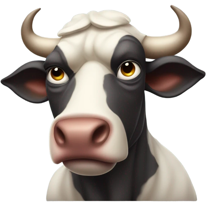 Sad bull emoji