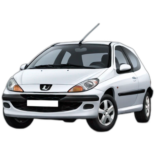 Peugeot 206 de face emoji