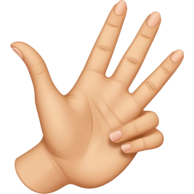 Flipping the bird emoji