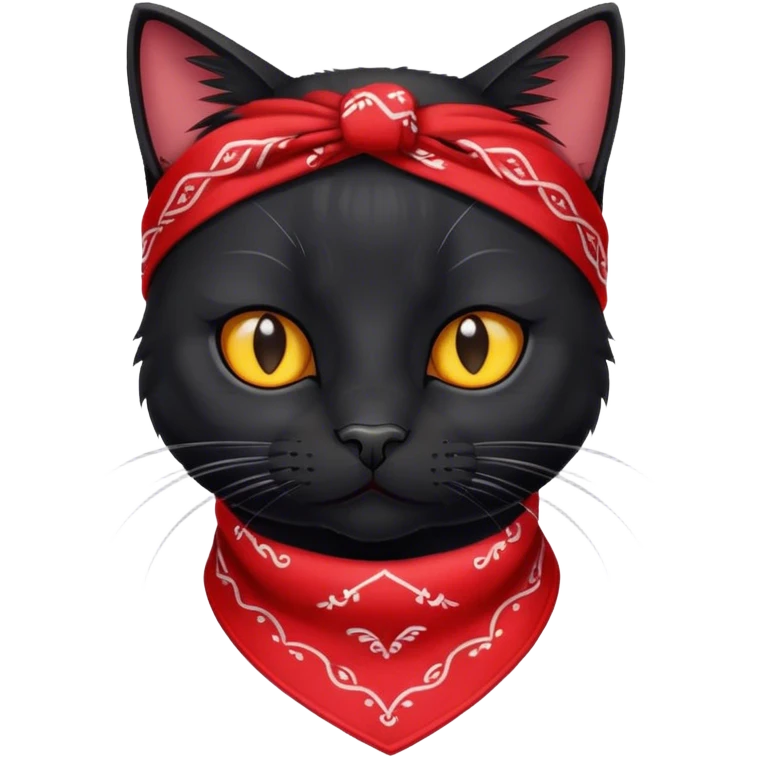 blood gang member cat emoji