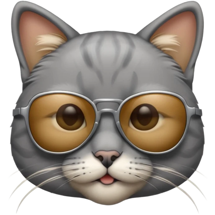 Cat wearing sunglasses emoji