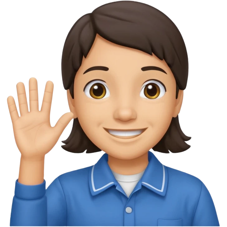 kiko del chavo del 8 saludando con camisa completa emoji