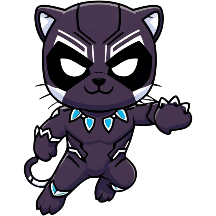 black panther emoji