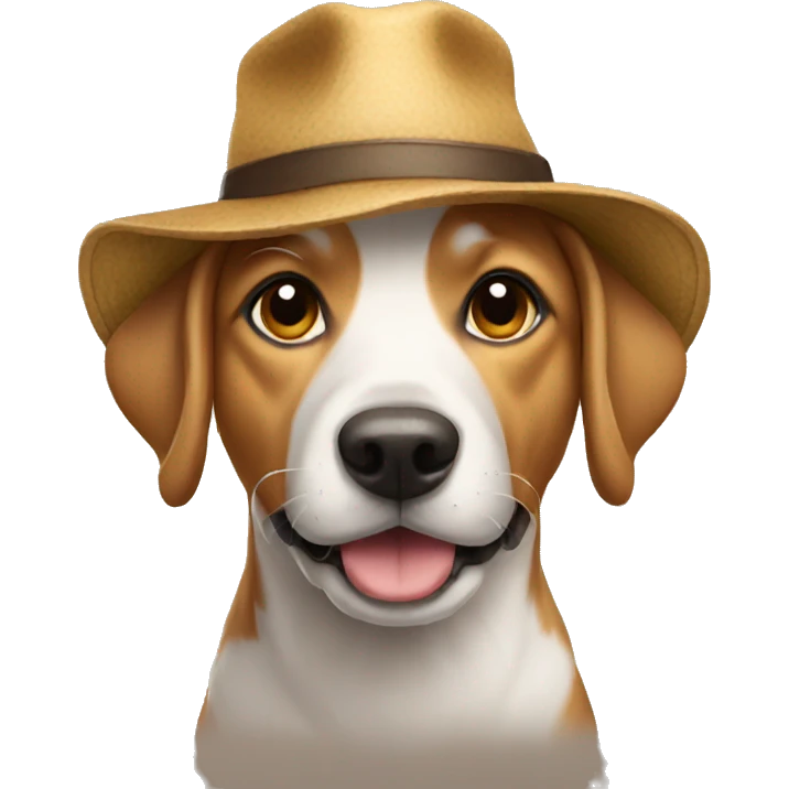 Dog Wearing Hat emoji