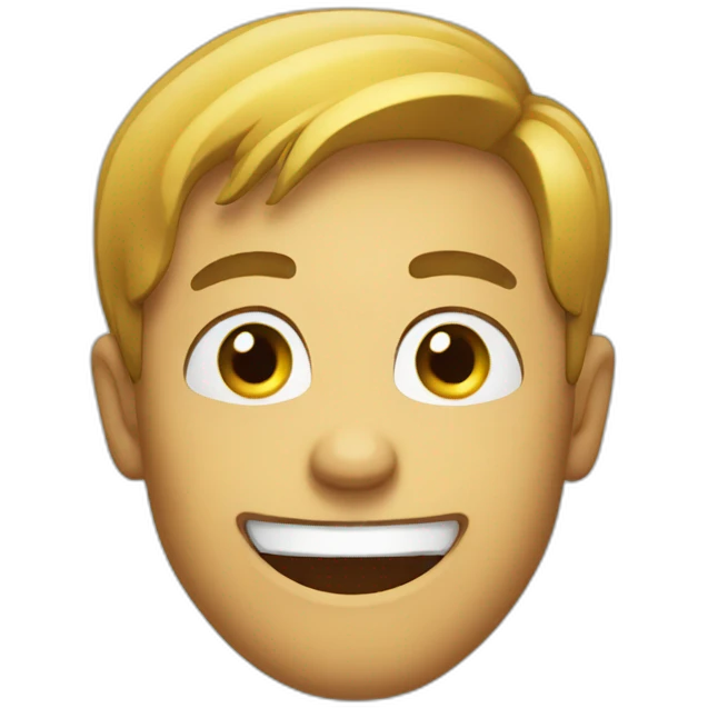 Sarcastic smile emoji