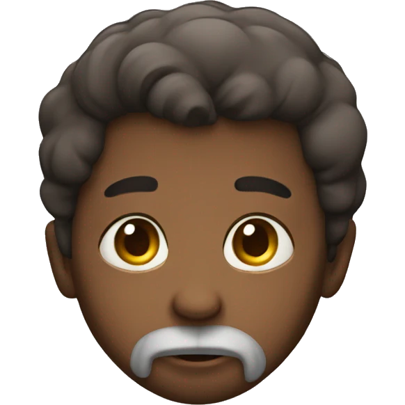 Cute face emoji