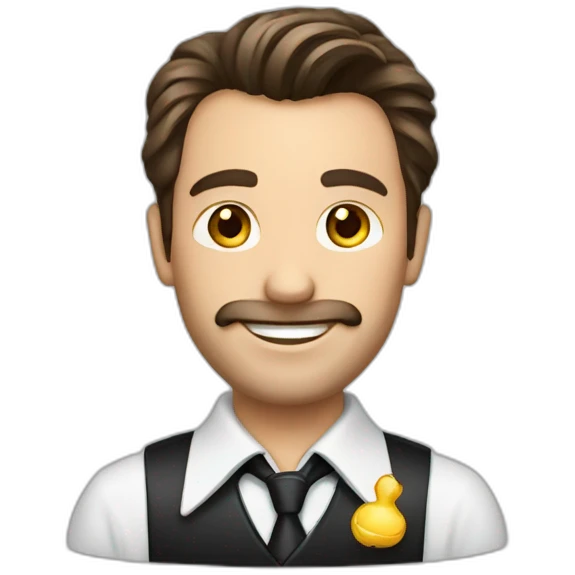 Croupier de casino  emoji