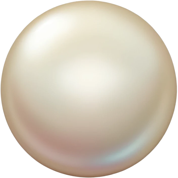 expensive white pearls emoji