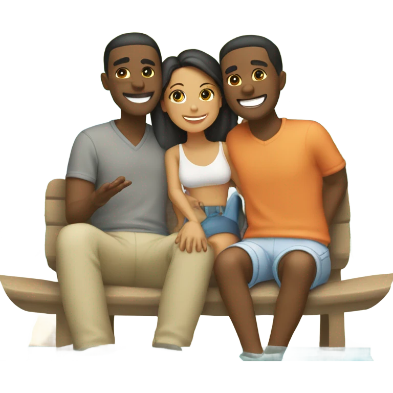 Nice couple on vacation  emoji