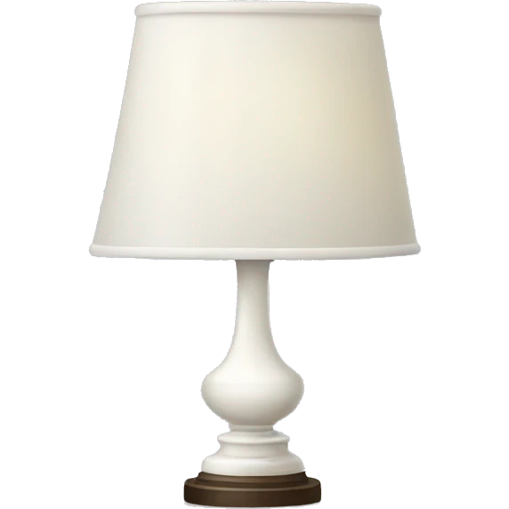 White lamp emoji