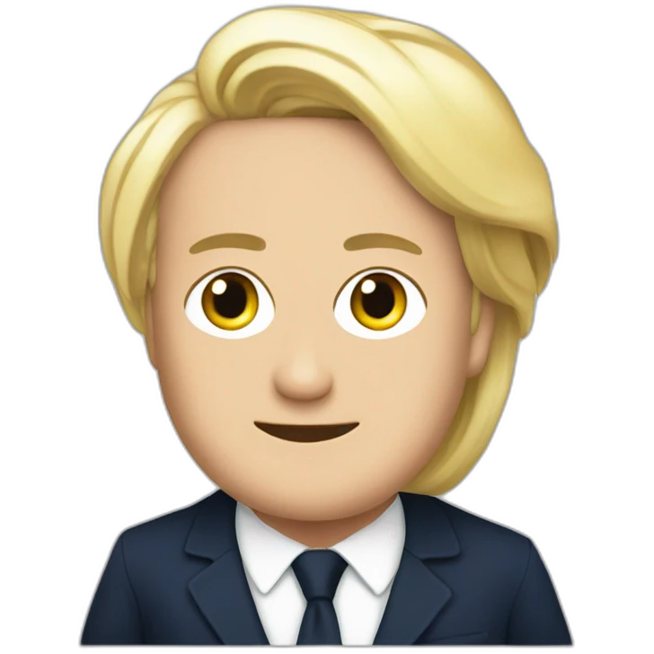 Macron sur Marine le Pen emoji