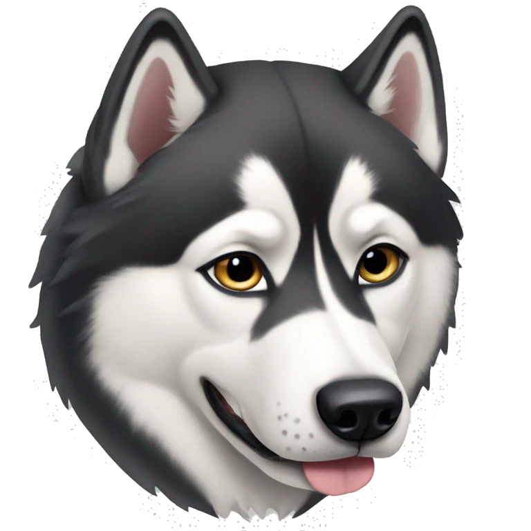 Siberian husky emoji