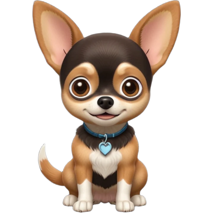 Chihuahua  noir marron prénom daisy pixar dessin animé cinéma Géant film Disney  emoji