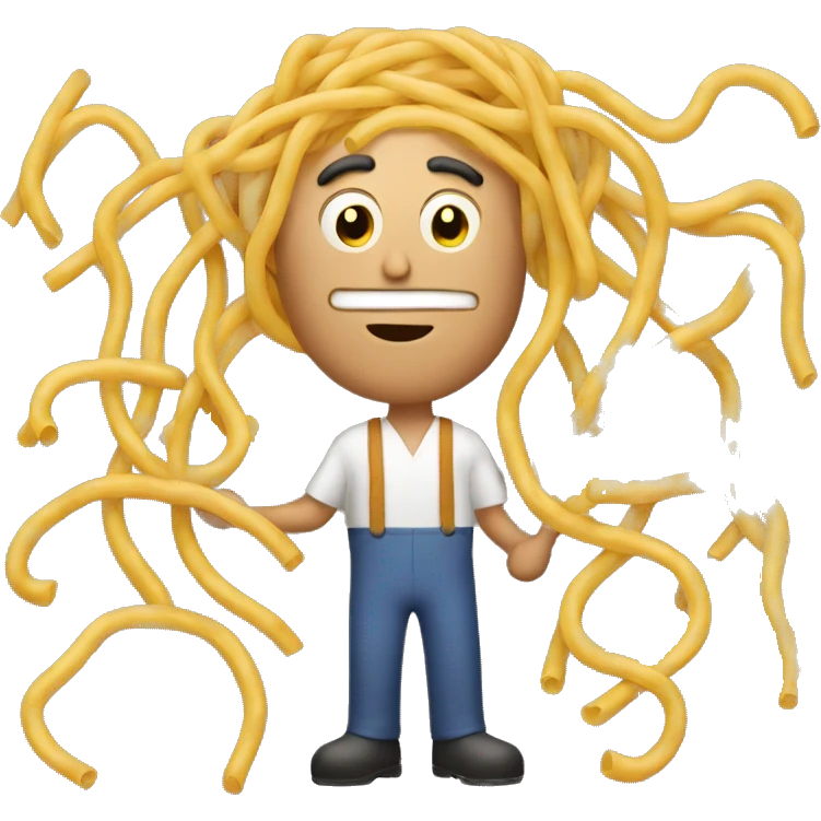 Spaghetti man emoji
