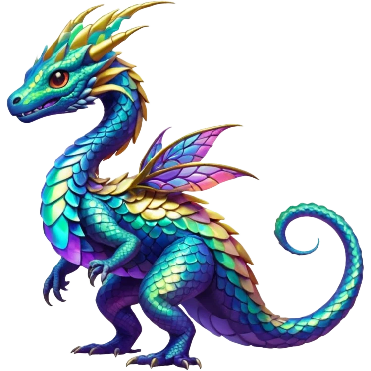 Epic complex detailed aesthetic-scenic-Fakémon-creature emoji