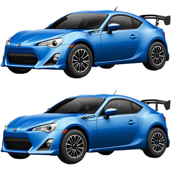 Extremely Distressed dented rusty old Extended wheelbase 2013 scion fr-s dark black and blue 4wd monster Baja desert silver wheeled stadium racer  emoji