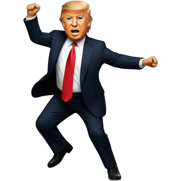 donald trump dancing emoji