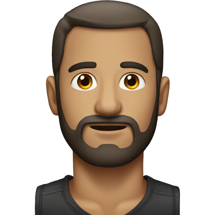 man with bold head no beard, nice  emoji