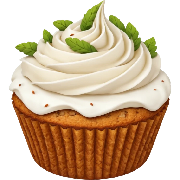carrot cake muffins  emoji