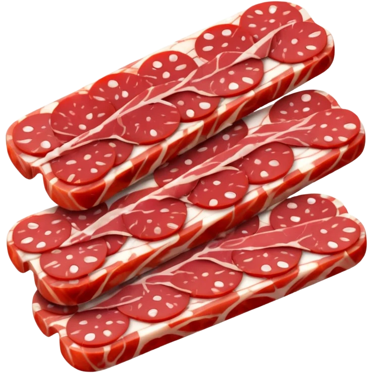 Salami slices emoji