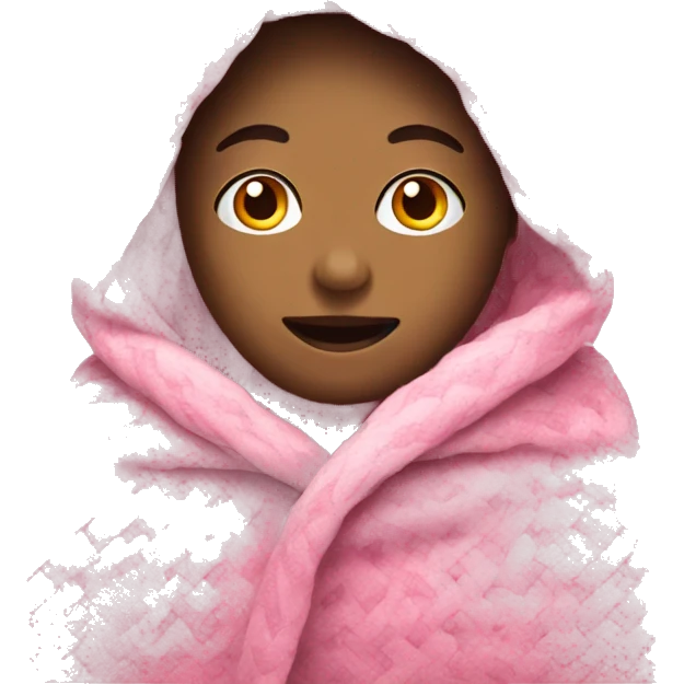 pink christmas blanket emoji