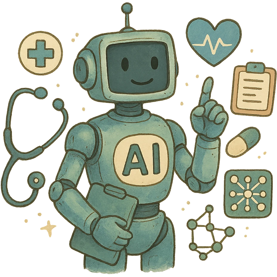 AI in healthcare emoji