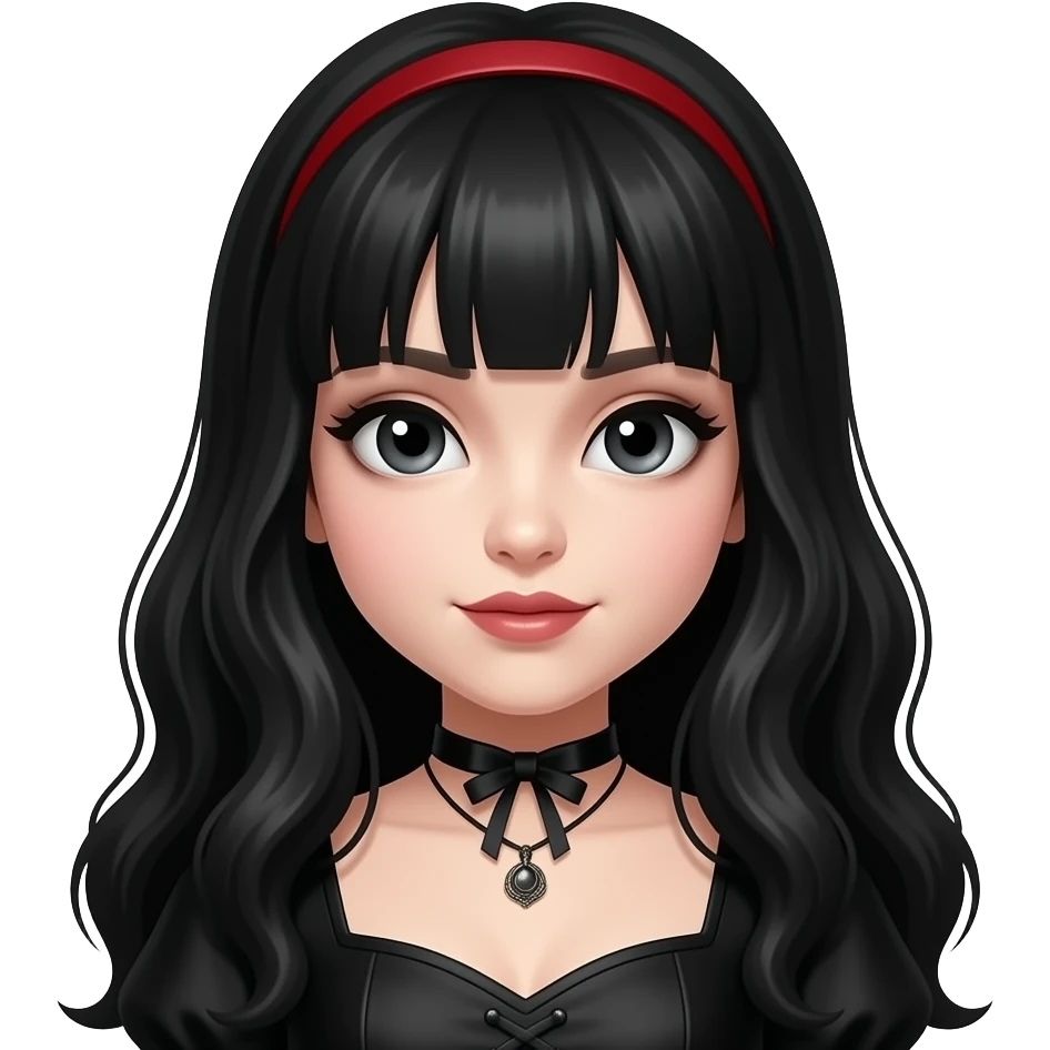 gothic girl emoji