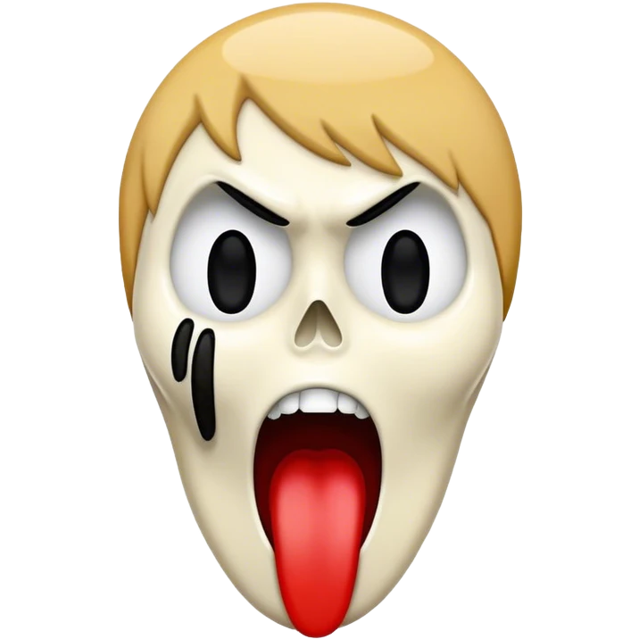 Scream movie emoji