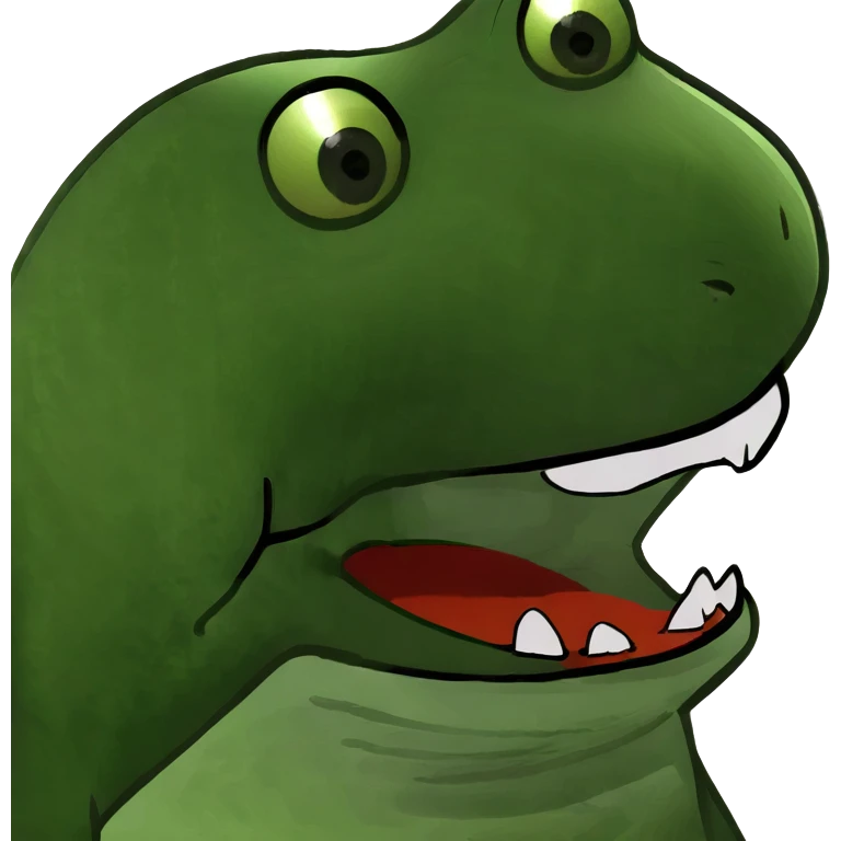 Biting teeth emoji