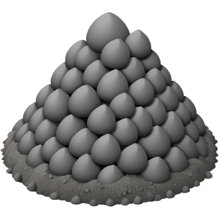 a pile of Ash emoji