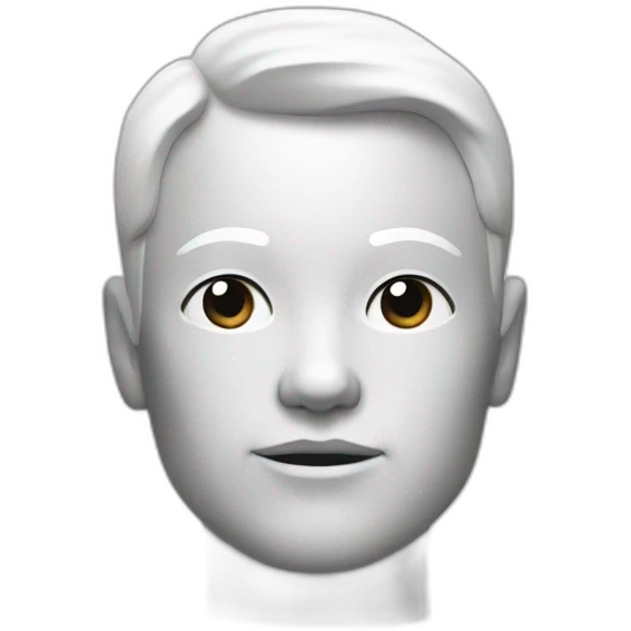 Body of a human whit an cale as a head emoji