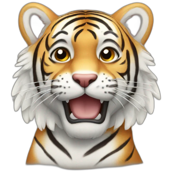 Angel tiger emoji
